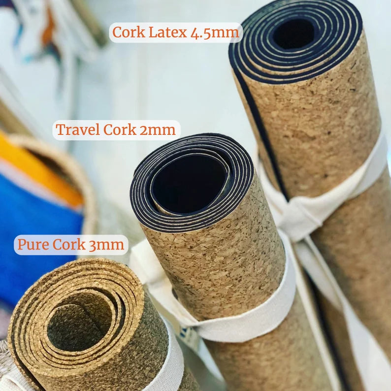 cork yoga mat: environmentally friendly, non-slip🎋