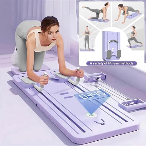 Pilates Reformer Compact, 4 in 1 Foldable Pilates.