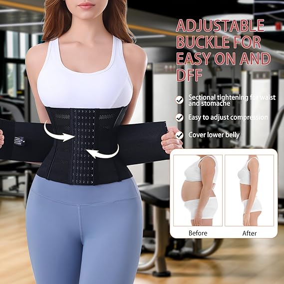 PQWEUU Sweat Belt Waist Trainer Corset